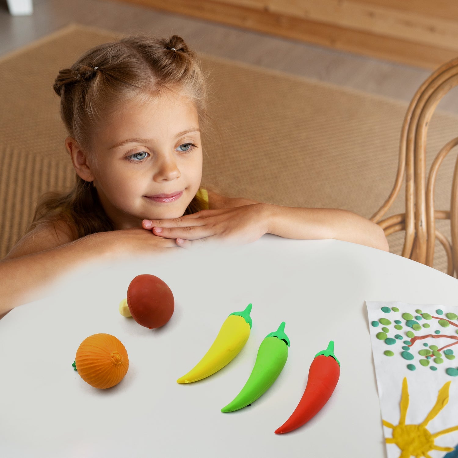4575 Vegetable Shaped Erasers, Puzzle Erasers, Erasers for Kids, Fun Erasers, Gifts for Kids, Pencil Erasers for Birthday Gifts for Kids (5 Pcs Set) 4575 Vegetable Shaped Erasers, Puzzle Erasers, Erasers for Kids, Fun Erasers, Gifts for Kids, Pencil Erasers for Birthday Gifts for Kids (5 Pcs Set)